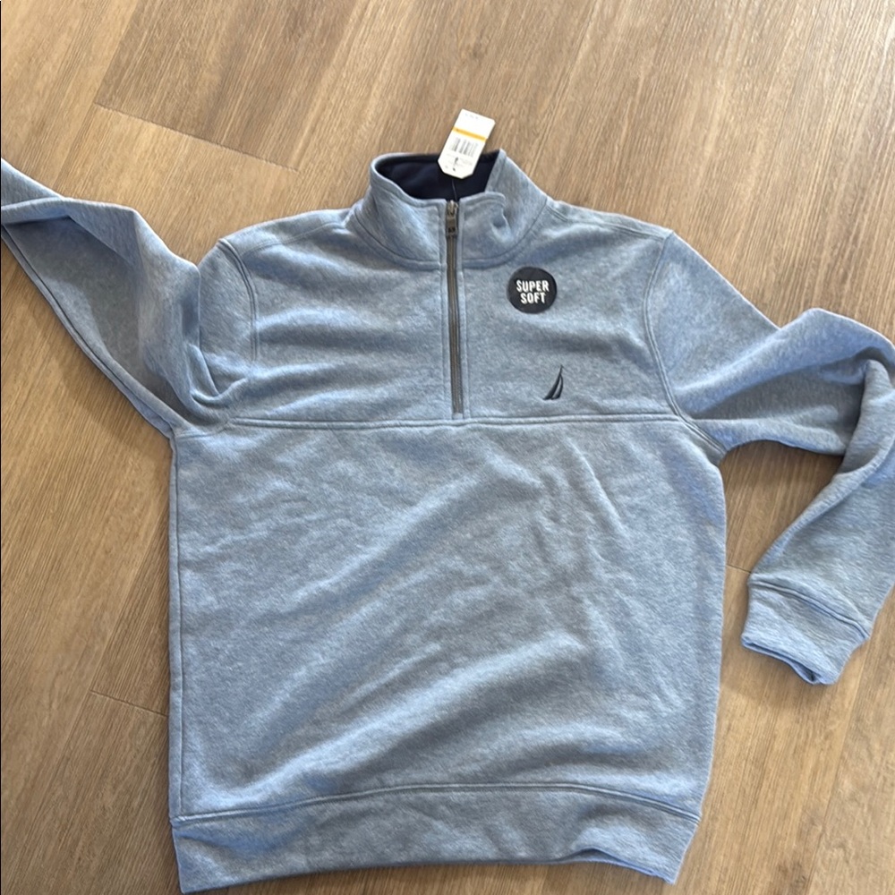 Nautica Men's Crewneck Sweater - Light blue
